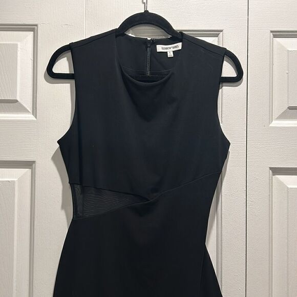 Elizabeth And James Black Dress, Size Large - Picture 2 of 13